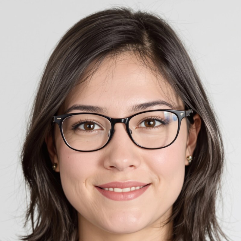 Kindra, an AI-generated presenter